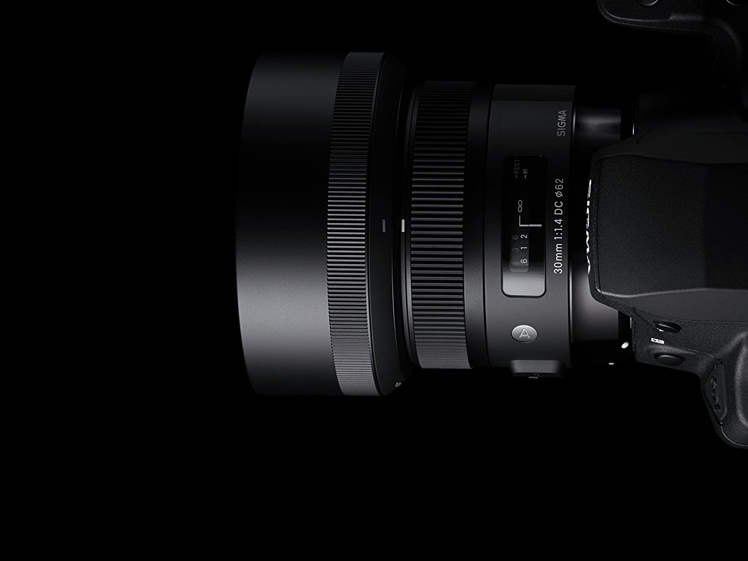 Sigma 301205 AF 30 mm F1.4 DC A Lens for Sony Camera, Black